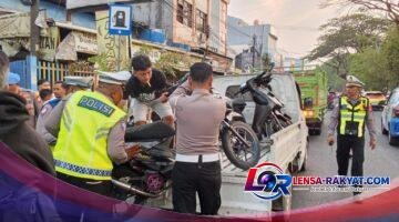 Razia Gabungan Polrestabes Makassar Sasar Kendaraan Tak Lengkap dan Pembawa Sajam