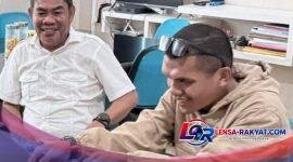 Ket : Moment Rasmin Jaya (Penulis) bersama dengan AKP Kaharudin Kaendo.