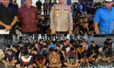104 Orang Diamankan dalam Penggerebekan Kampung Borta, 98 Positif Narkoba